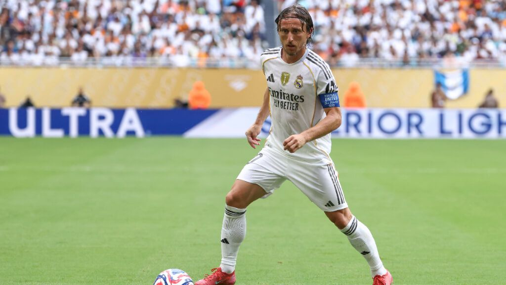  Luka Modric con el Real Madrid (Cordon Press)