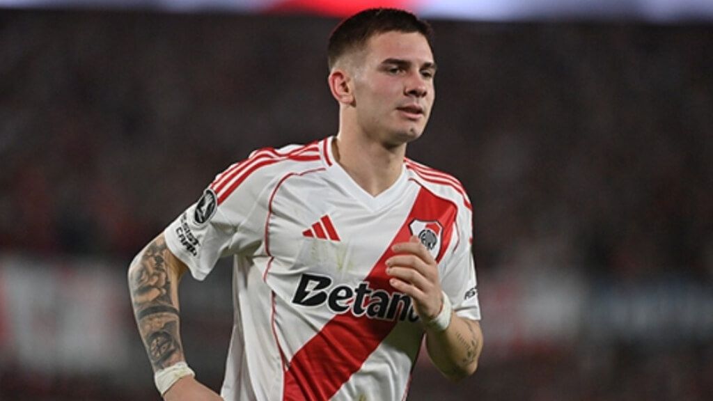 Franco Mastantuono con River Plate (Europa Press)