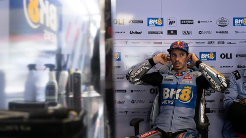  Álex Márquez, con los colores del Gresini Racing.