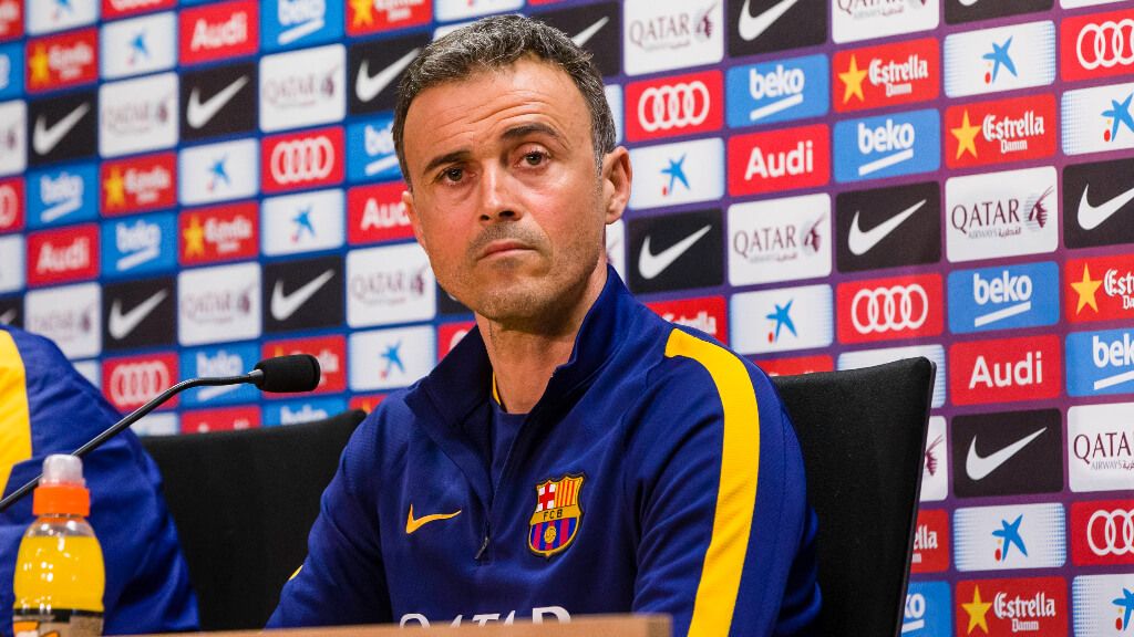 Luis Enrique en su etapa como entrenador del Barcelona (Cordon Press)