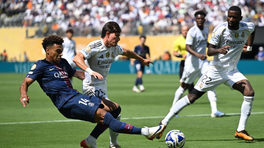  Fran García y Rudiger contra Doué