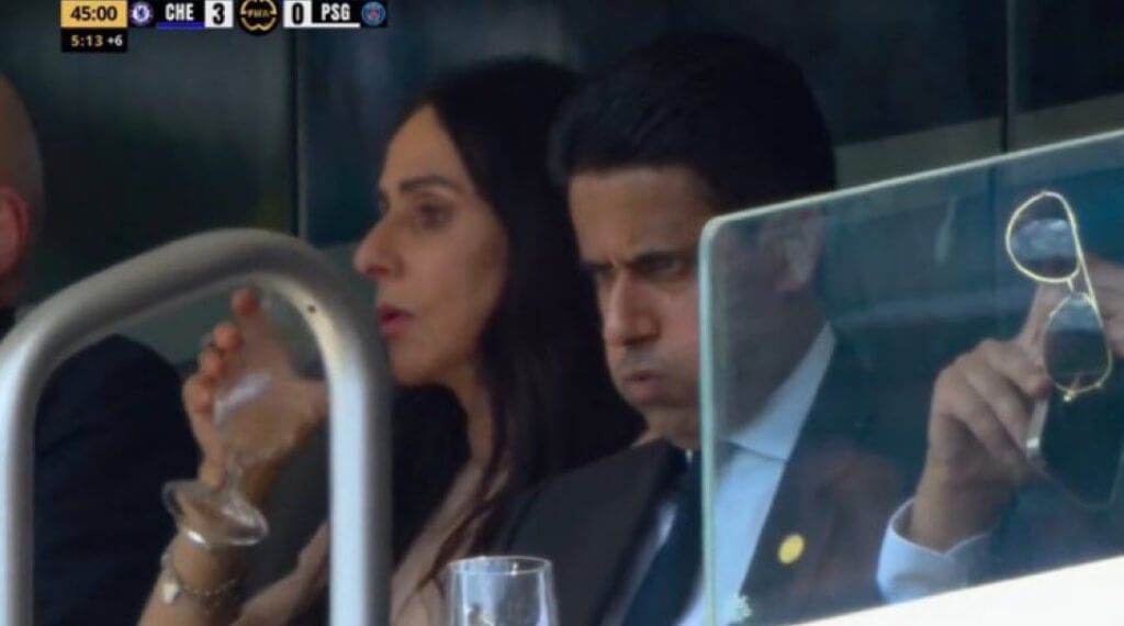  Nasser Al-Khelaifi, en el palco