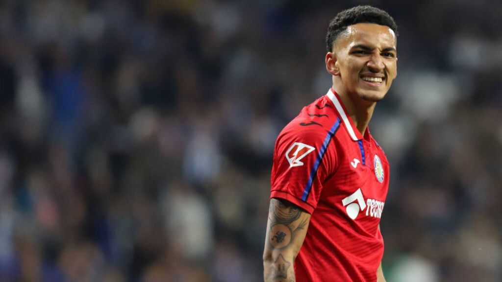 Álvaro Rodríguez jugando en el Getafe (Cordon Press)