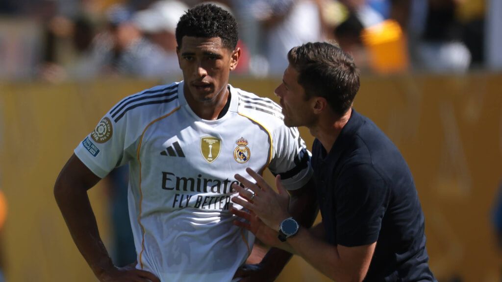  Xabi Alonso junto a Jude Bellingham en el Mundial de Clubes (Cordon Press)