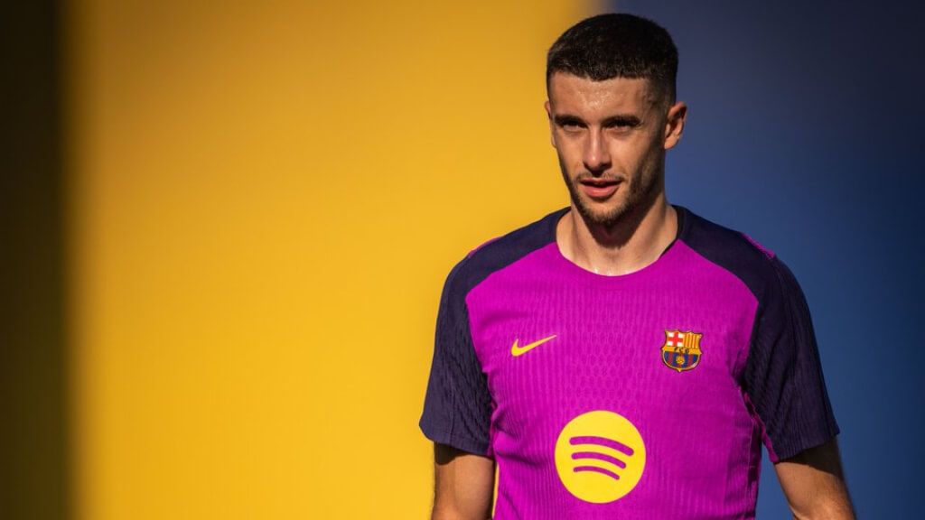 Joan García en el entrenamiento del FC Barcelona (Redes Sociales)