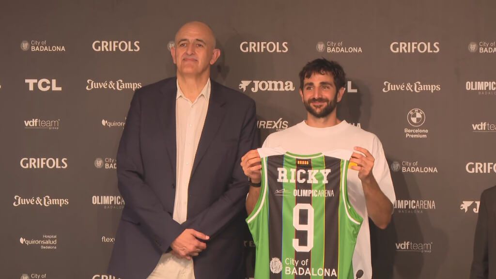  Ricky Rubio, en su presentación