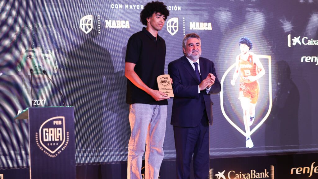  Izan Almansa en la Gala FEB (Europa Press)