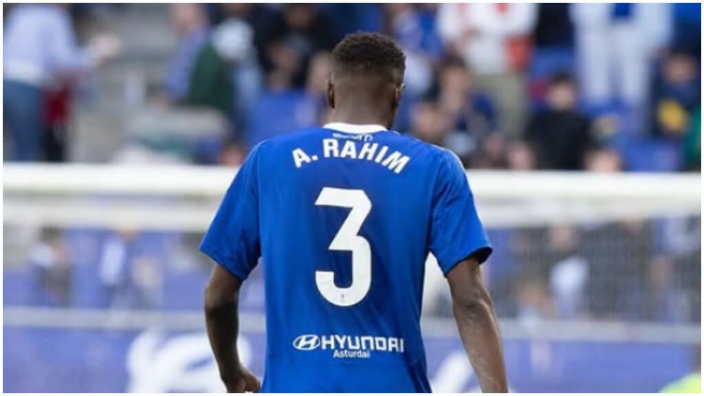 Rahim, con el Real Oviedo. (@rahimalhassane2)