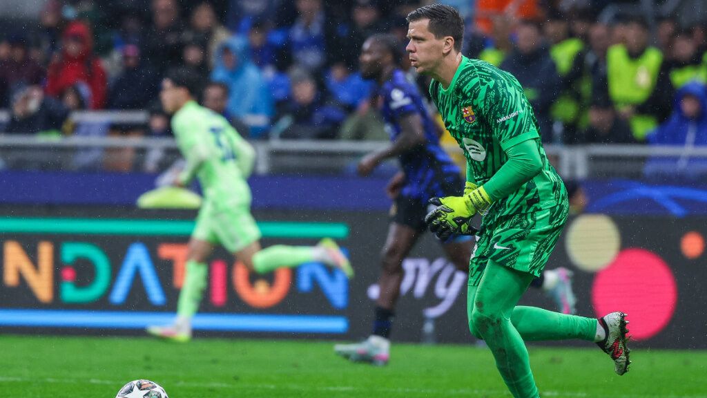 Wojciech Szczesny, durante el Inter-Barcelona (foto: Cordon Press).