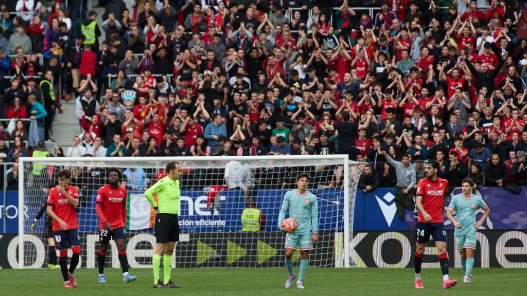  Momento del Osasuna- Atlético