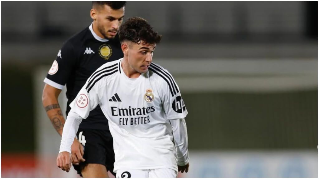 David Jiménez, jugador del Real Madrid Castilla.