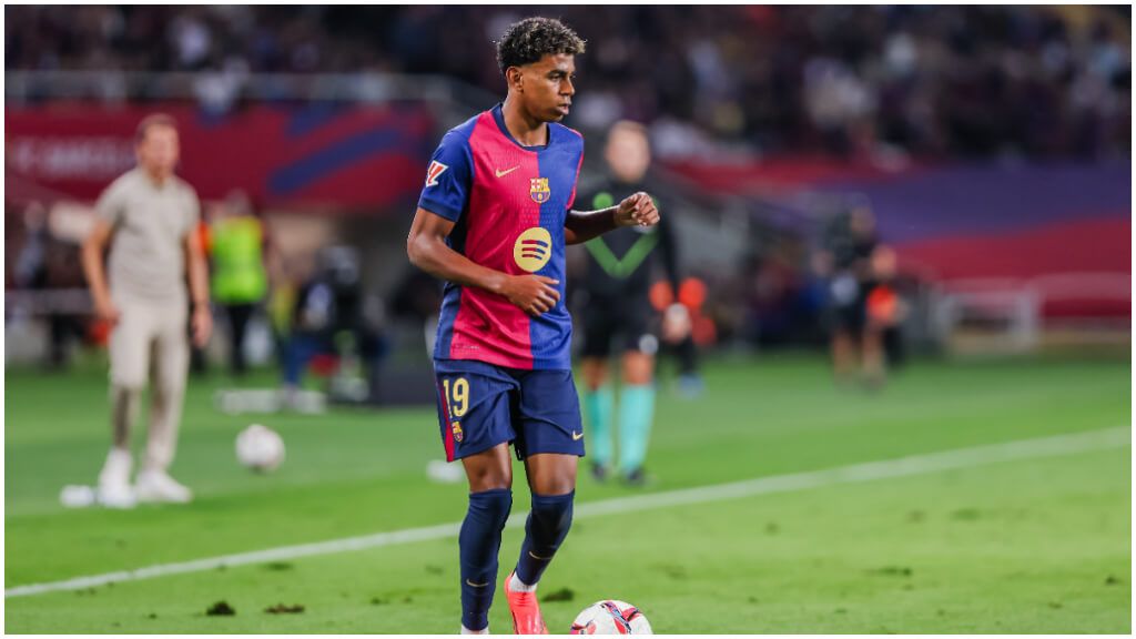  Lamine Yamal, de 17 años, triunfa en el FC Barcelona. (Fuente: Europa Press)