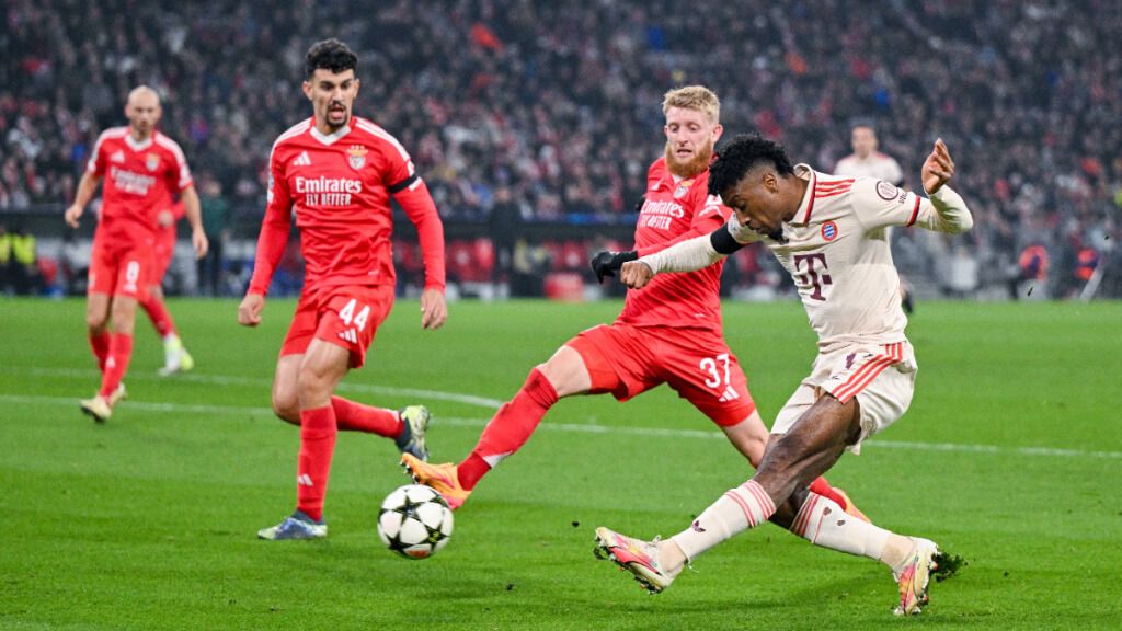  Coman contra el Benfica (Cordon Press)