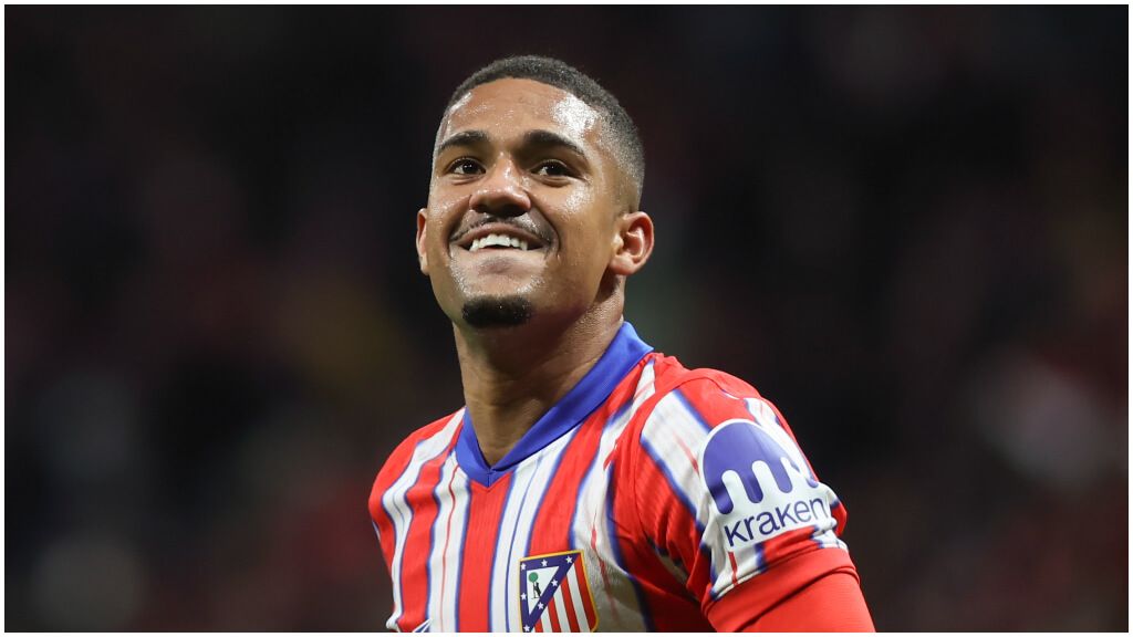  Samuel Lino celebrando su tanto frente al Getafe en Copa del rey.