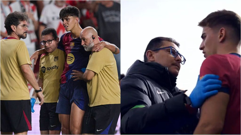  Carles Miñarro, junto a Marc Bernal y Gavi, esta temporada en el Barcelona.