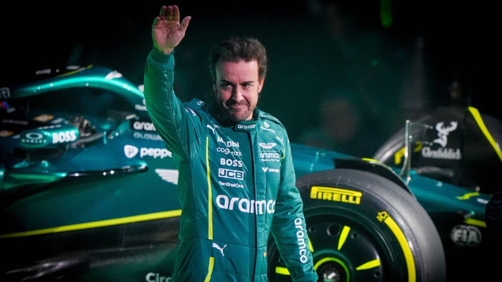  Fernando Alonso en la presentación de Aston Martin (Cordon Press)