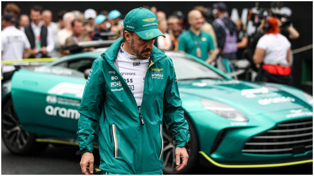 Fernando Alonso en un GP de esta temporada.