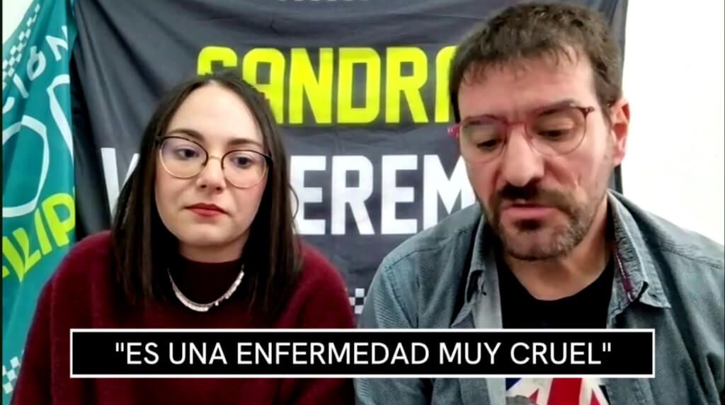 Silvia y Juanjo, familiares de Sandra en ElDesmarque.