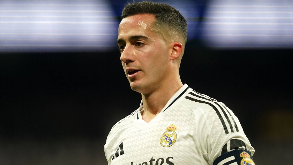  Lucas Vázquez, en un partido con el Real Madrid