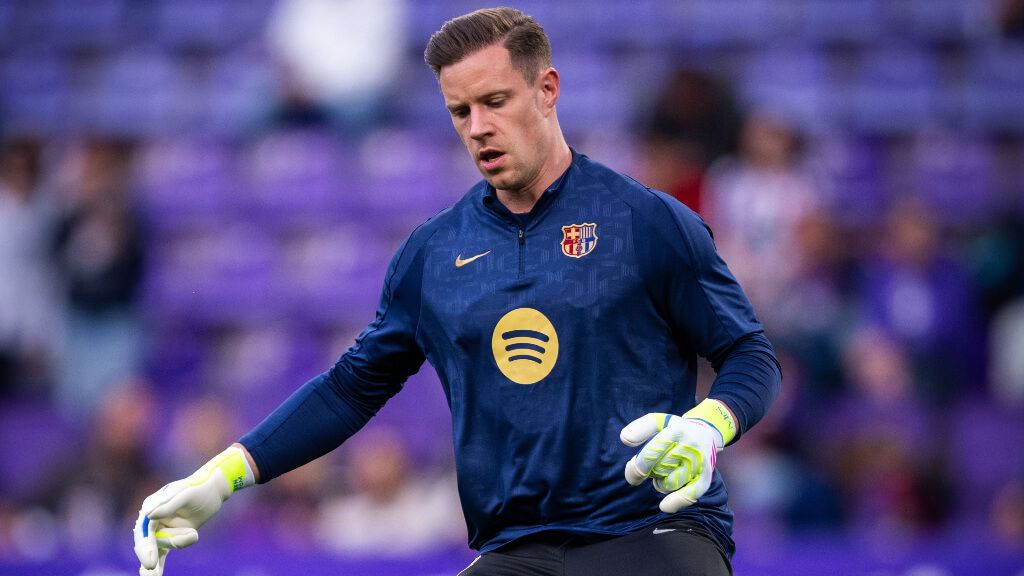  Ter Stegen, en el partido ante el Real Valladolid (FC Barcelona)