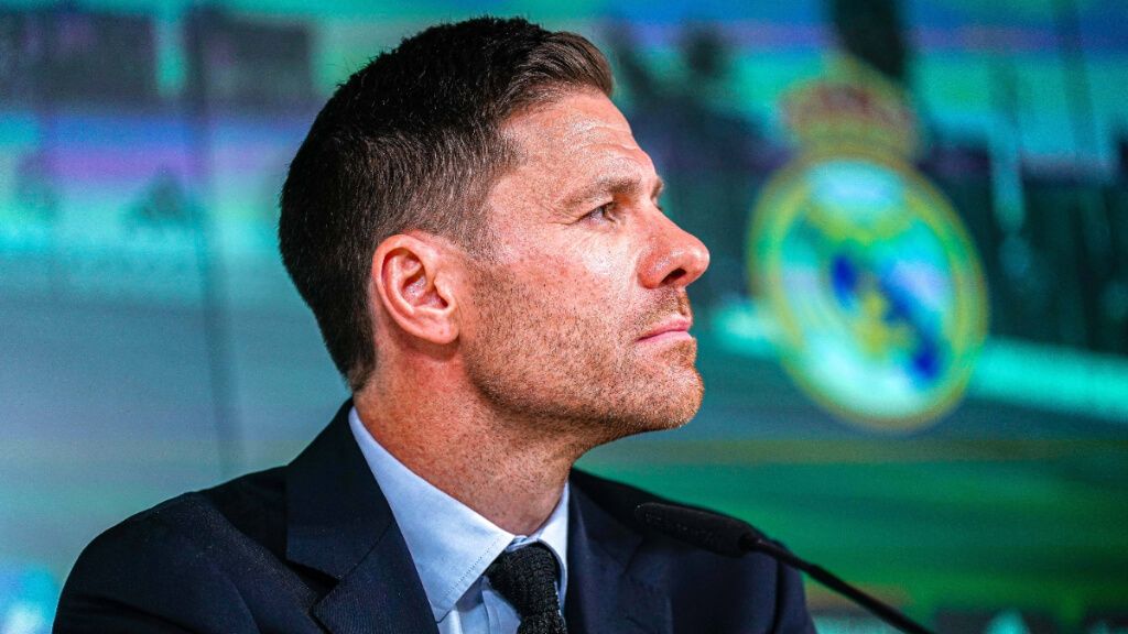  Xabi Alonso en su presentación como entrenador del Real Madrid