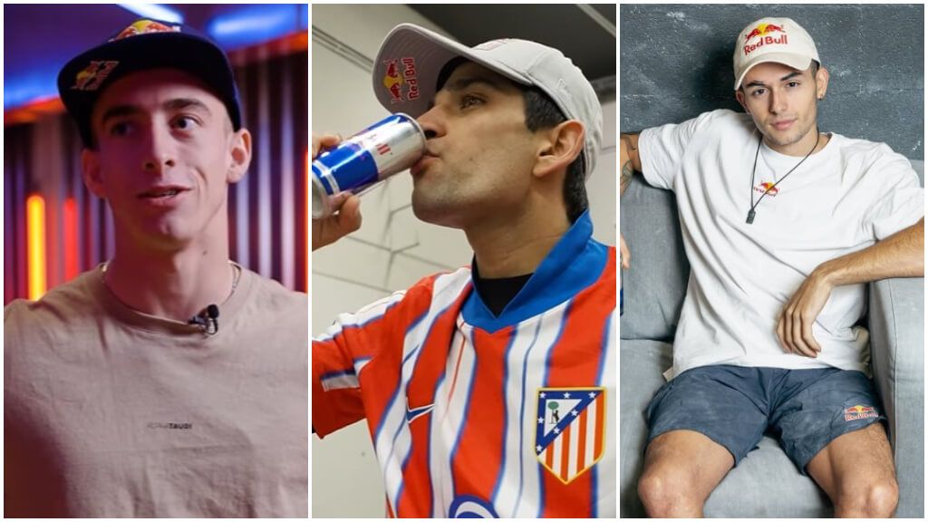  Los atletas de Red Bull y sus preciadas gorras (Instagram)
