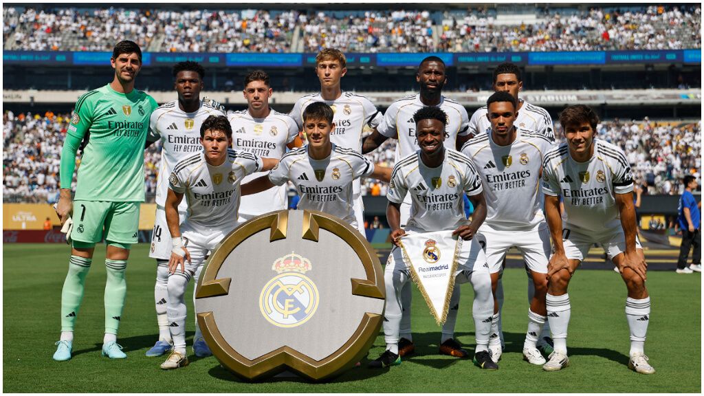 El once titular del Real Madrid ante el Borussia Dortmund.