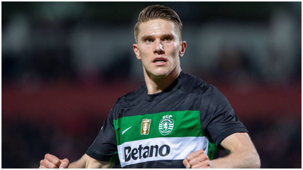 Gyokeres durante un partido con el Sporting (foto: Cordon Press).