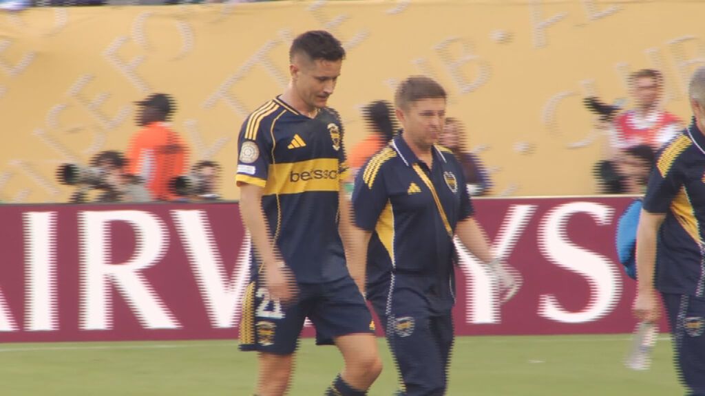 Ander Herrera se retira lesionado con Boca Juniors