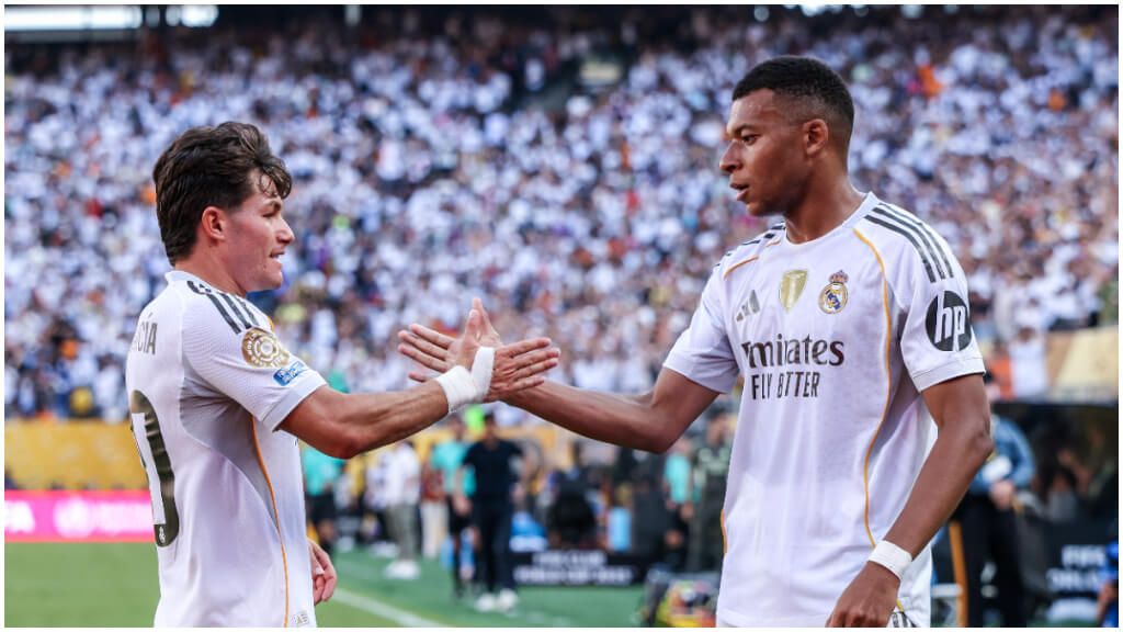  Kylian Mbappé celebrando su gol ante el Borussia Dortmund.