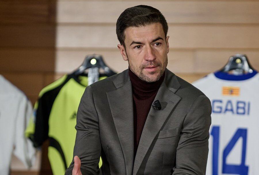  Gabi Fernández, durante su presentación con el Real Zaragoza.