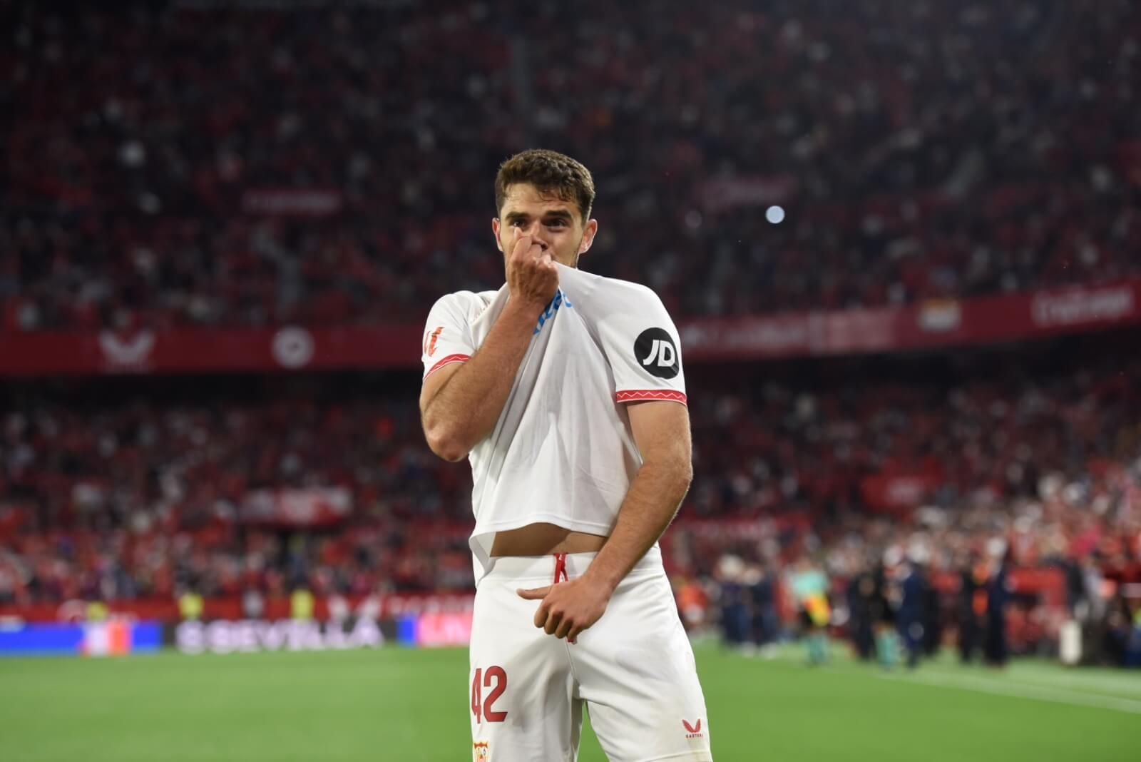  García Pascual celebra su gol a Las Palmas.
