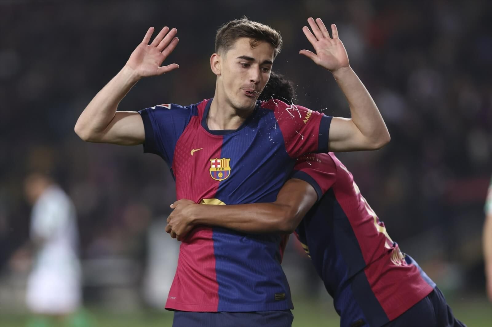  Gavi pide disculpas tras marcarle al Betis.