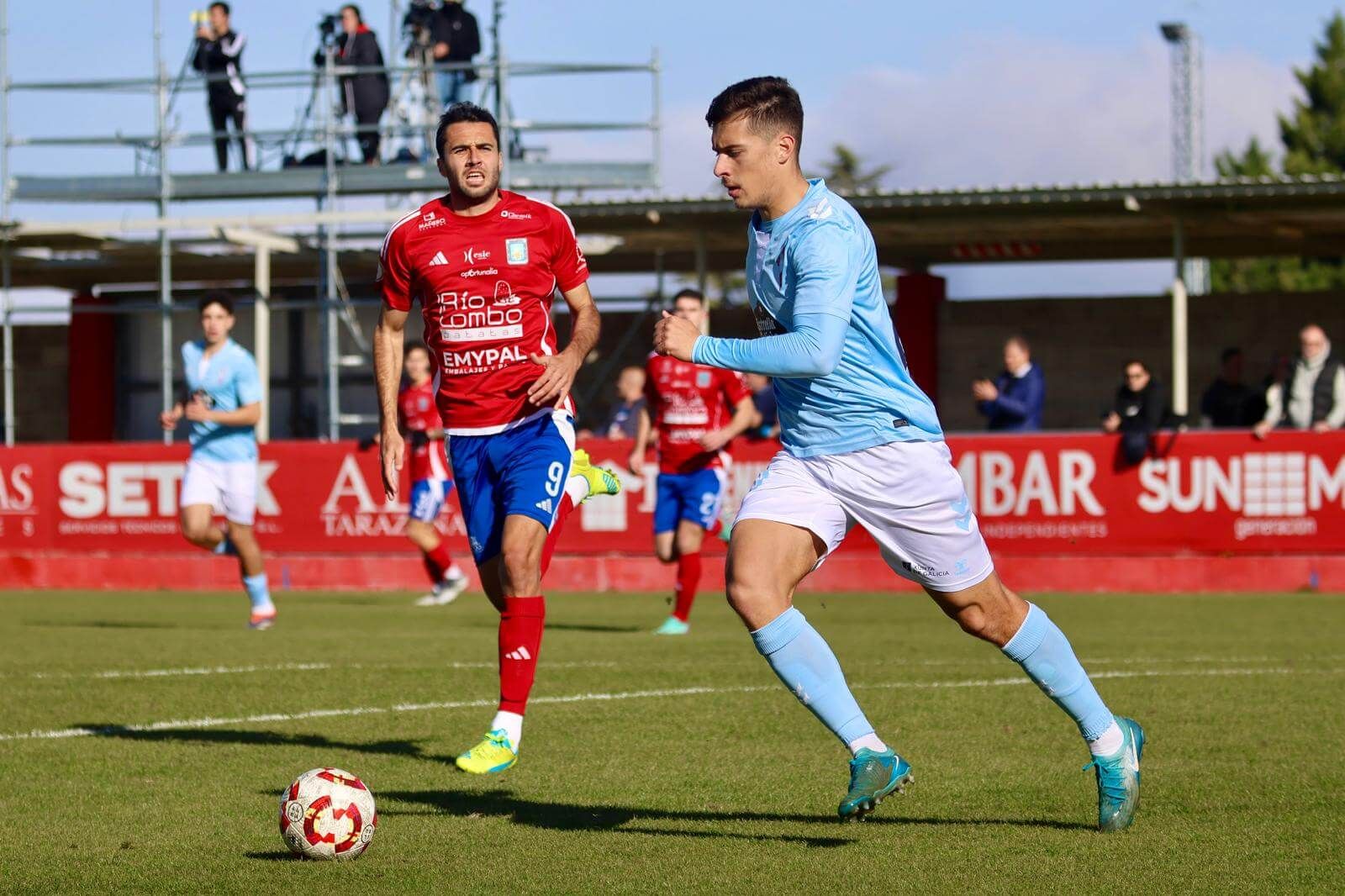 Manu Fernández en el Municipal de Tarazona.