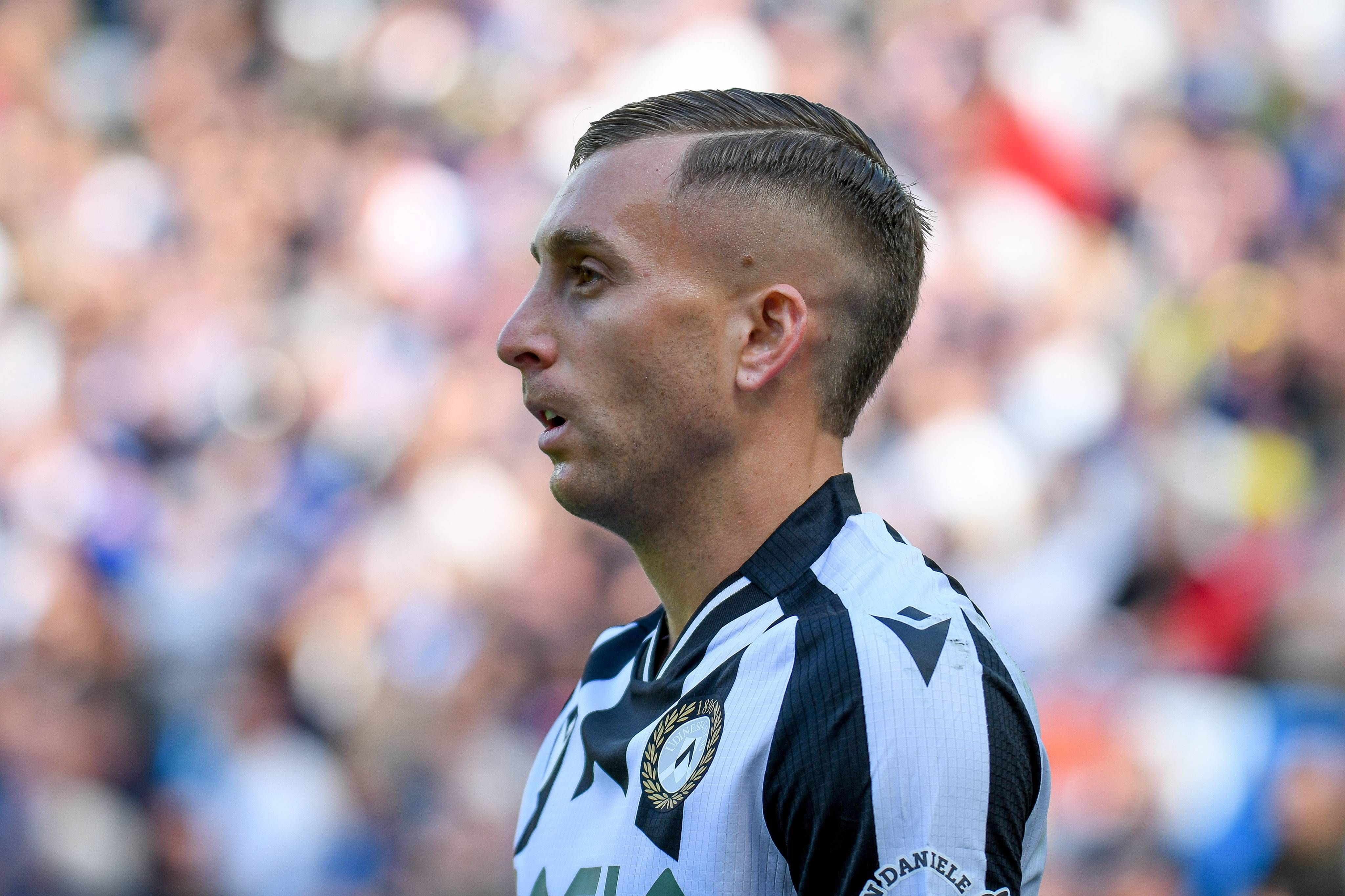 Gerard Deulofeu, en un partido con Udinese.