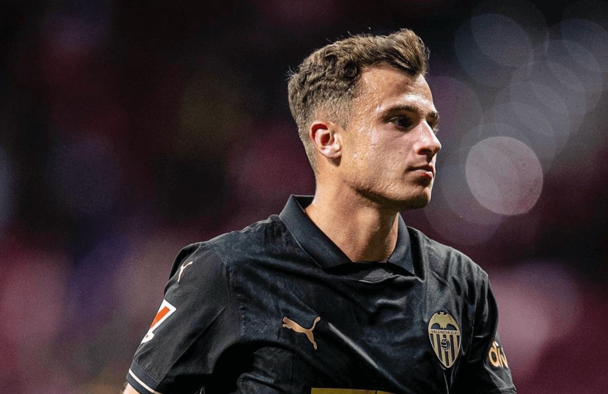  Germán Valera, en su debut con el Valencia CF.