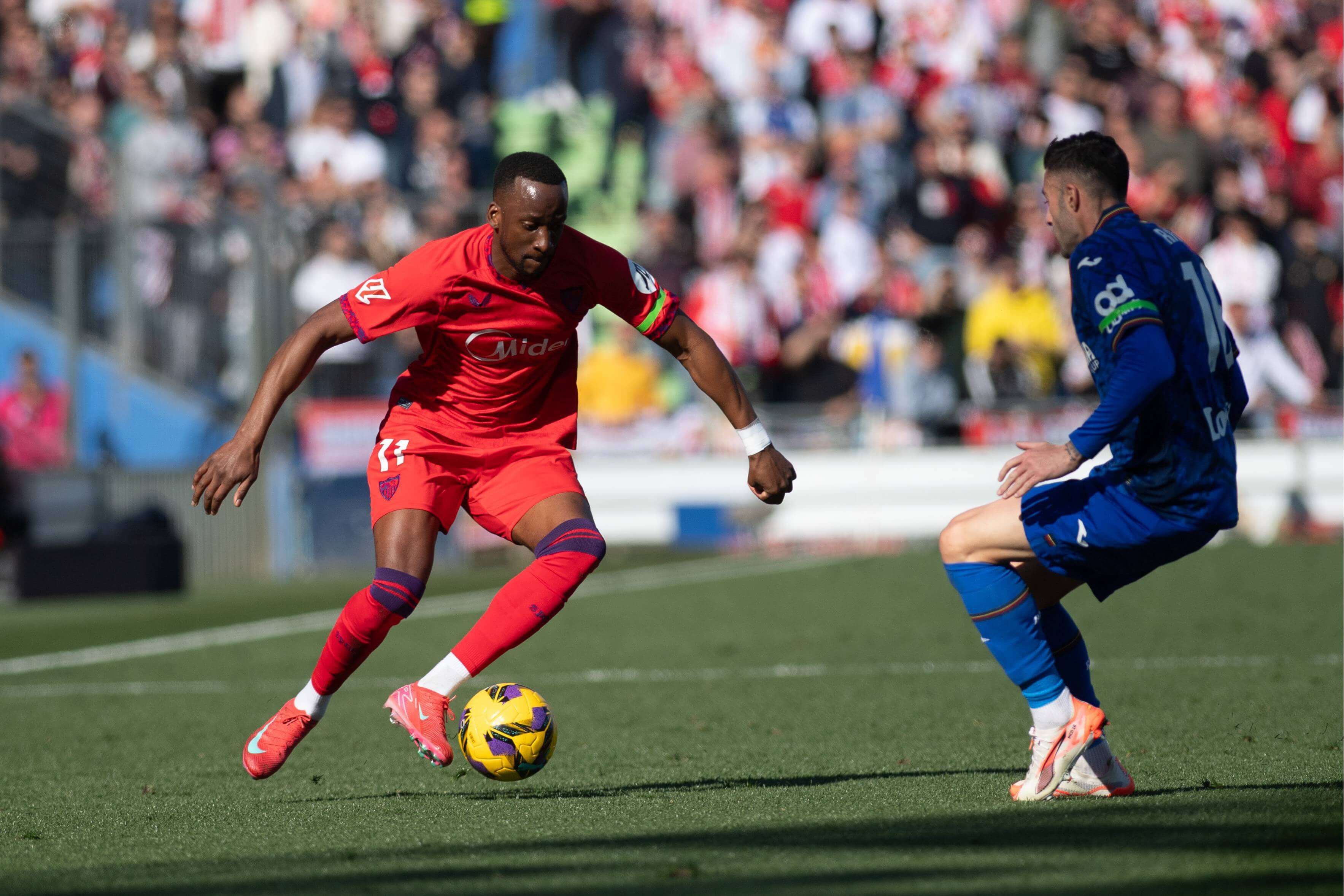 Lukebakio, en el Getafe-Sevilla.