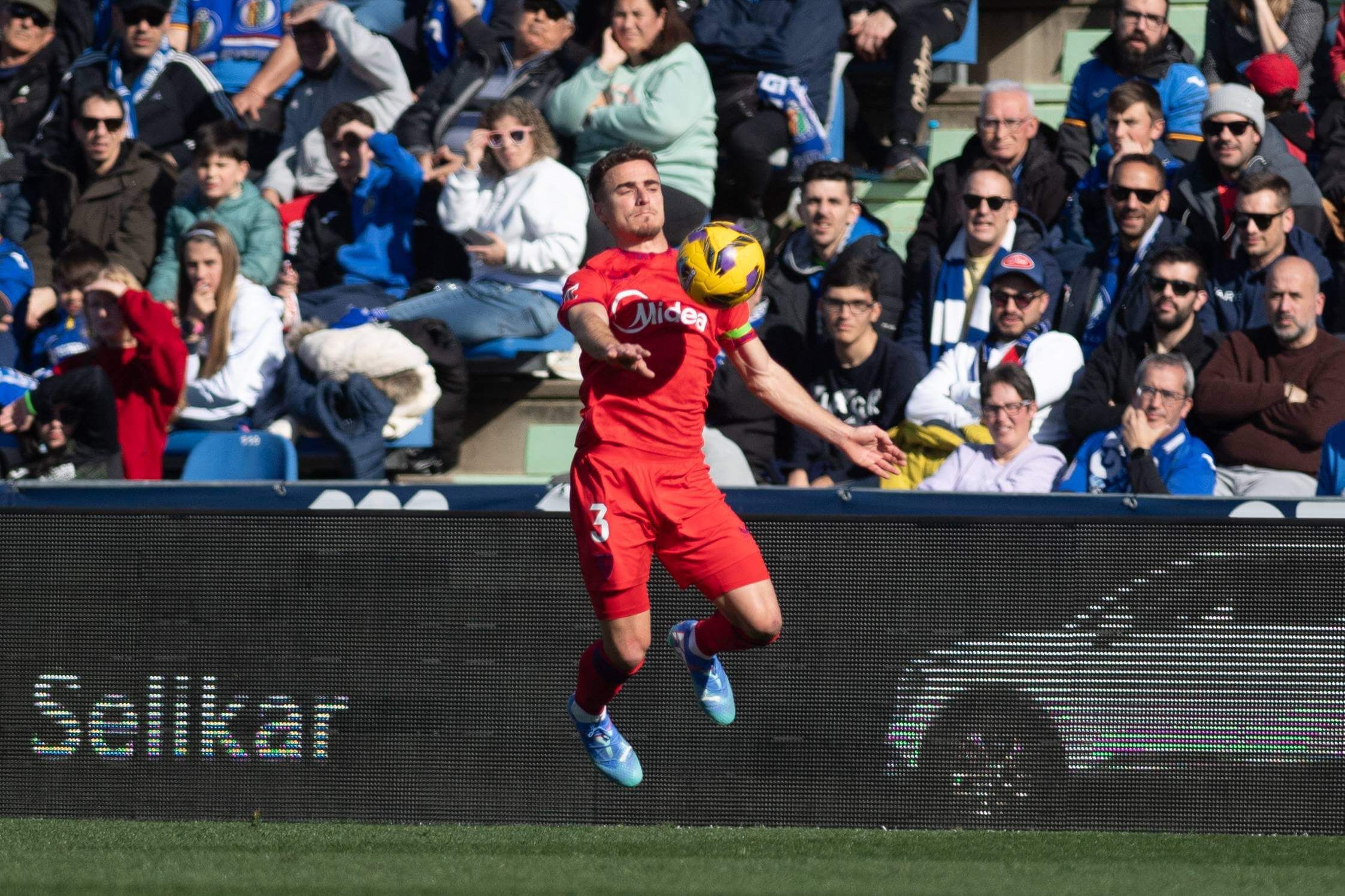  Pedrosa, en el Getafe-Sevilla.