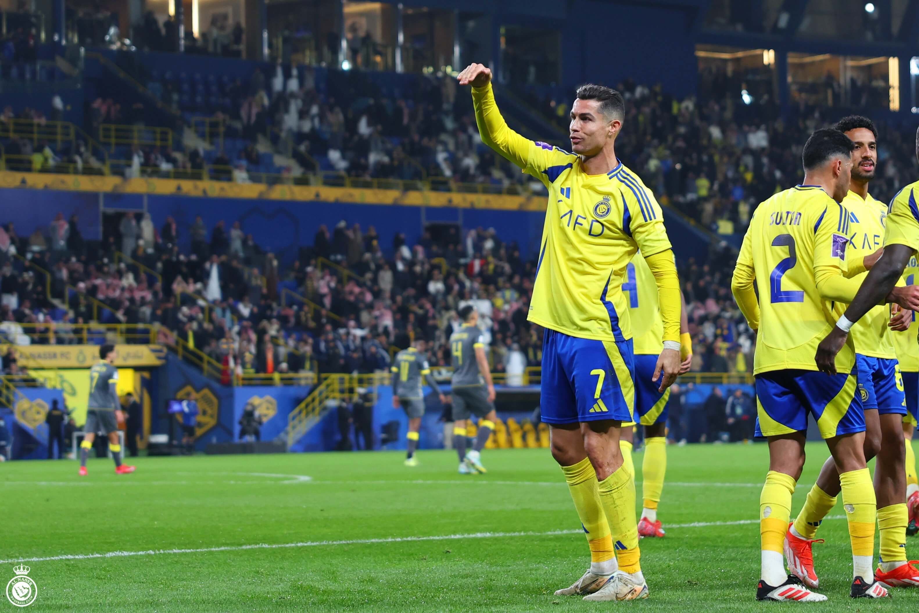  Cristiano Ronaldo celebrando un gol con el Al Nassr