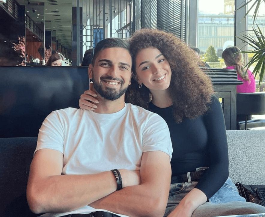  Giorgi Mamardashvili y su novia Elene Epitashvili