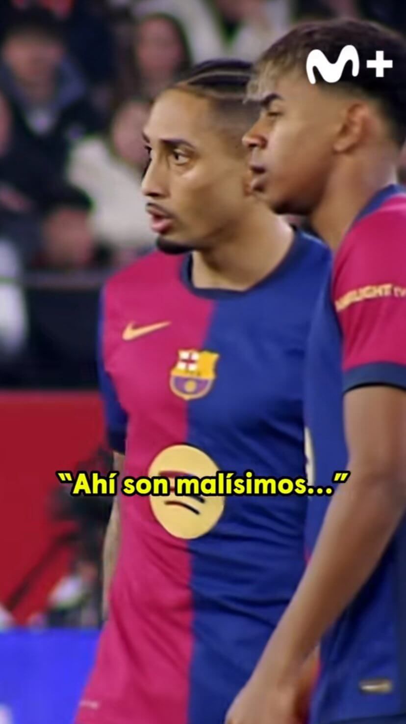  Las palabras de Raphinha por la que fue cuestionado Loic Badé.