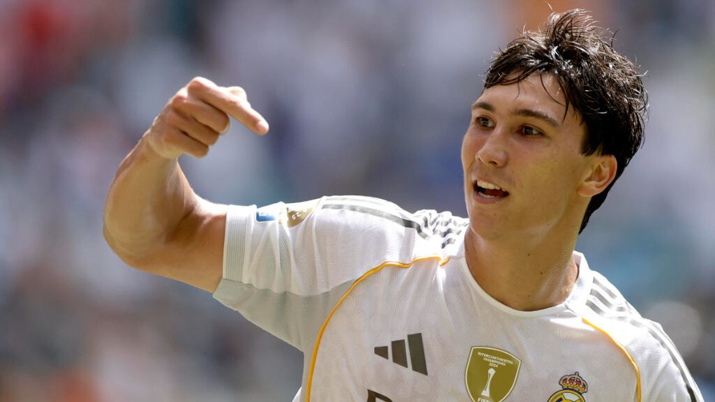 Gonzalo García durante el partido contra el Al-Hilal (Fuente: EFE)