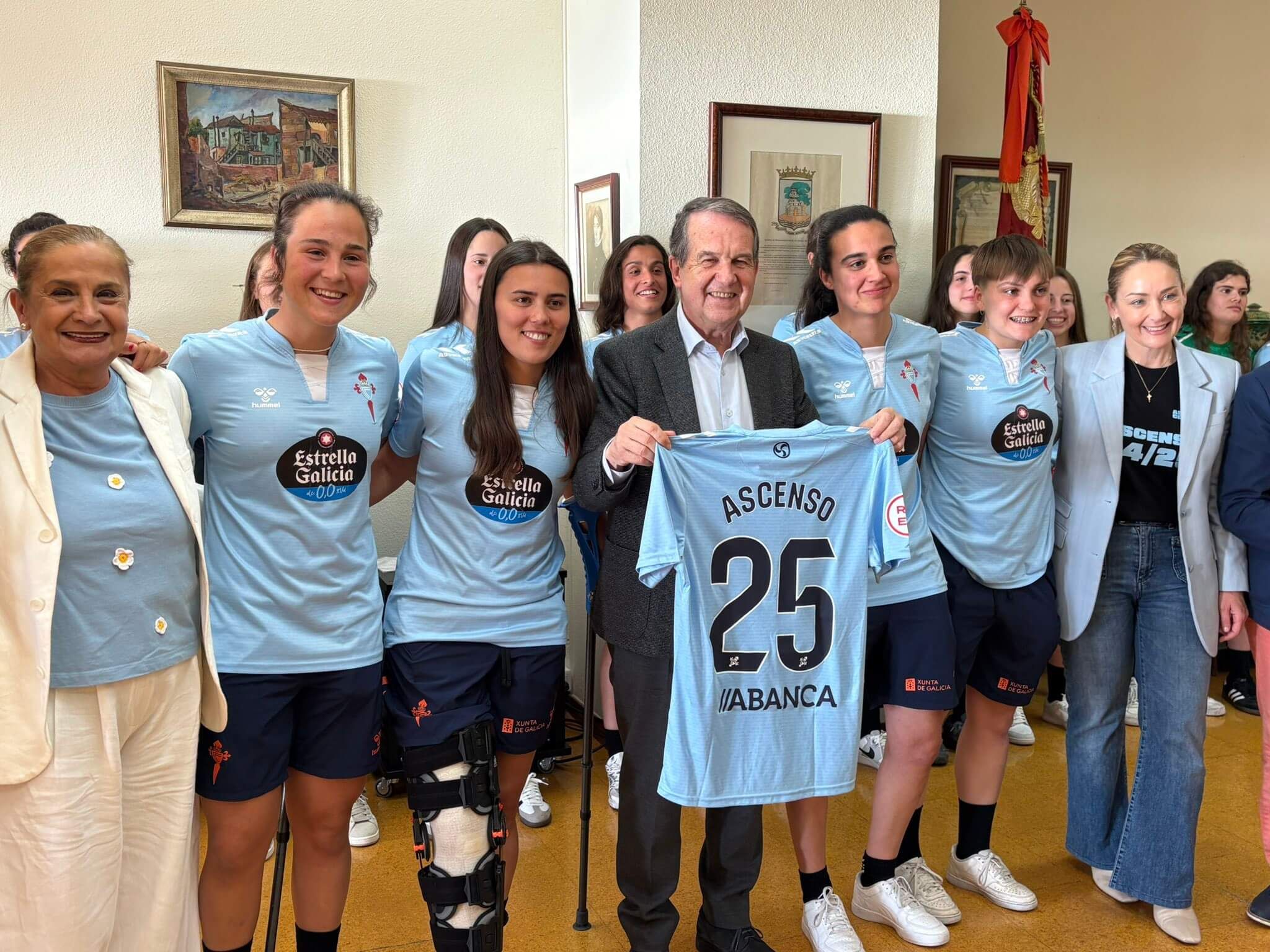  Recibimiento en el Concello de Vigo.