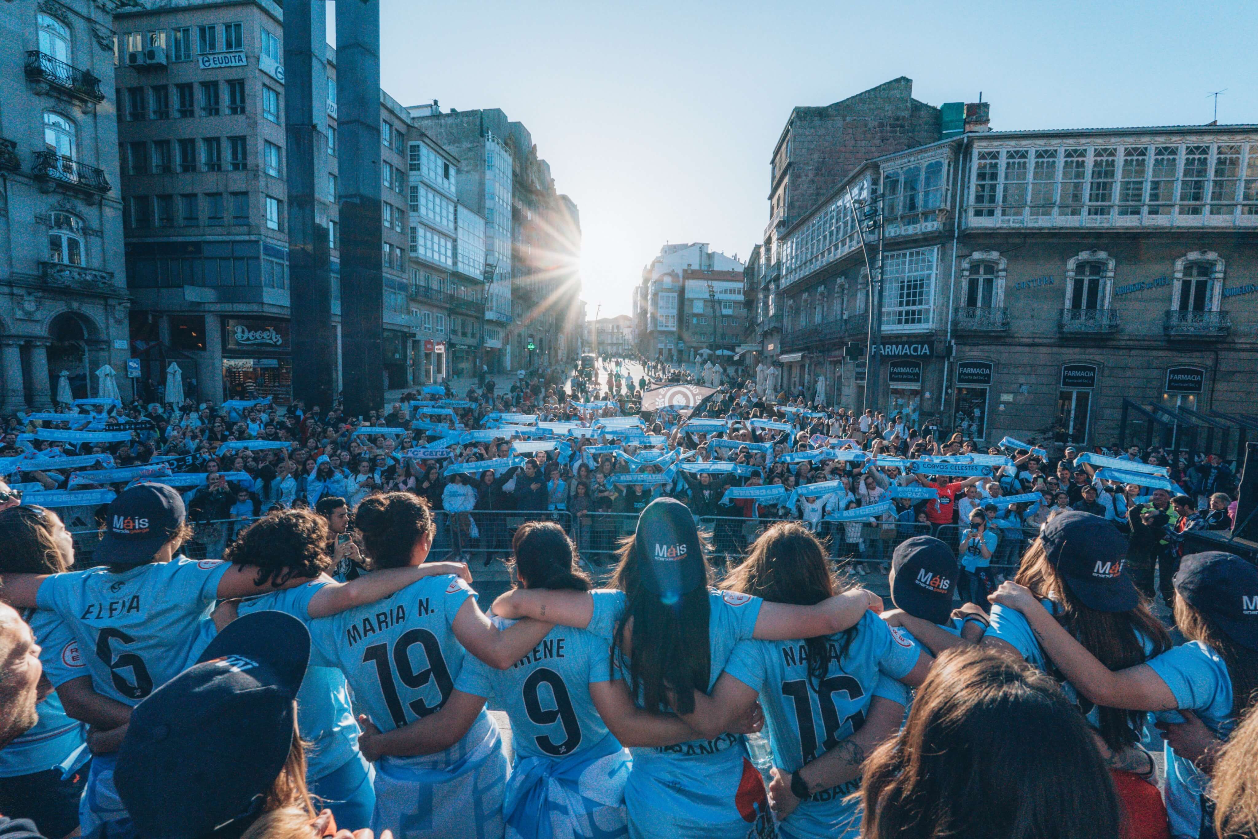  As Celtas celebran su ascenso a Segunda Federación.