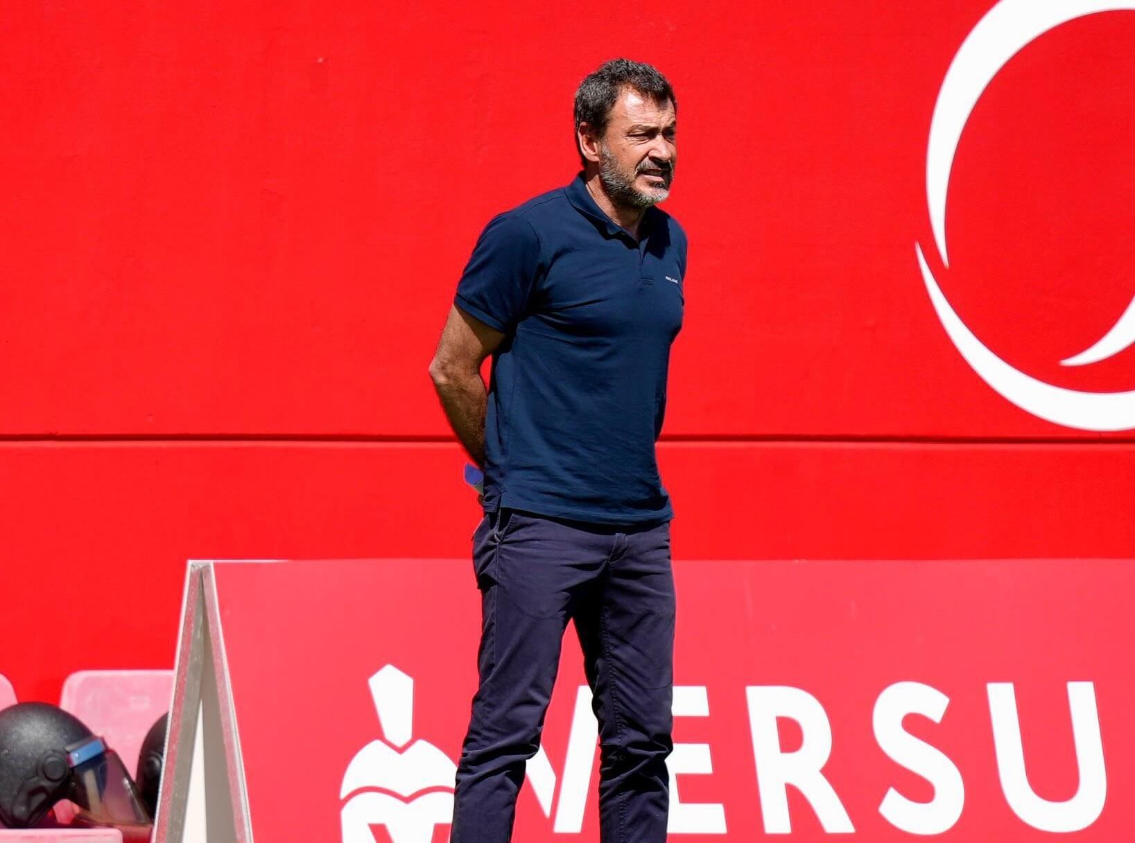  Jesús Galván, durante un encuentro del Sevilla Atlético.