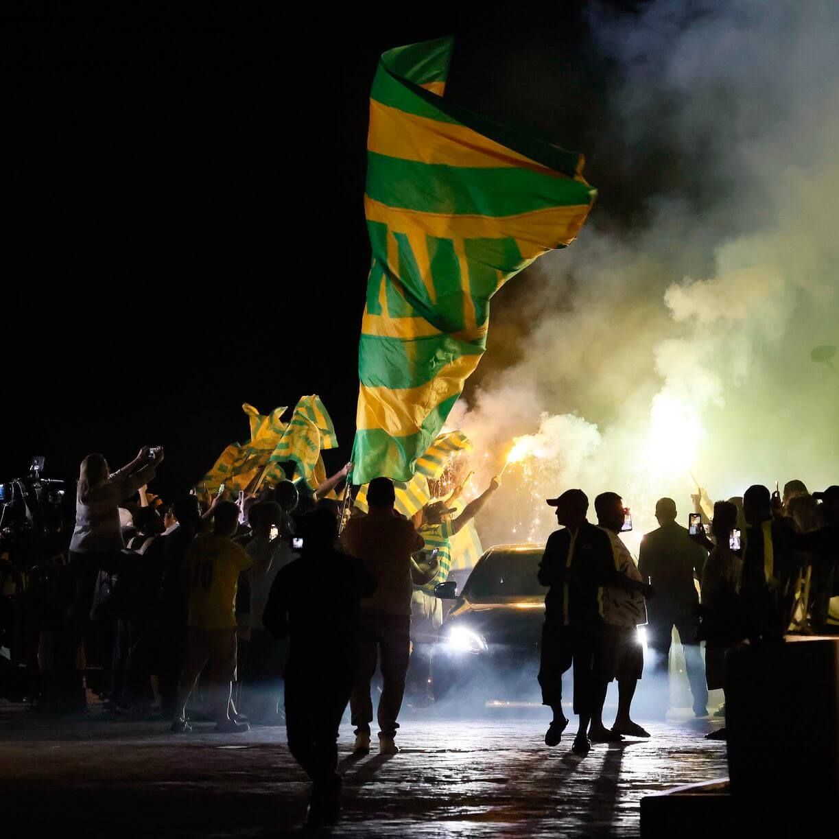  El recibimiento en Brasil a Carlo Ancelotti (CBF)