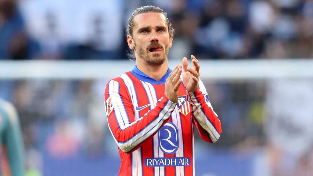 Antoine Griezmann, en un partido del Atlético de Madrid (Cordon Press)