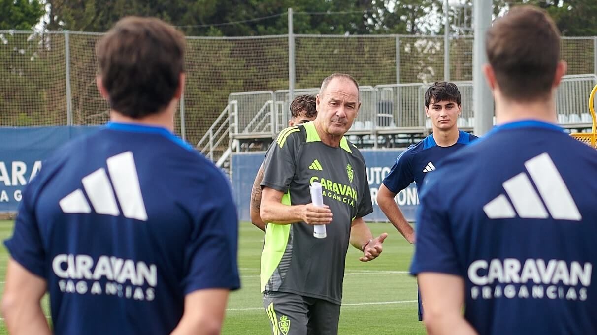  Víctor Fernández, en pretemporada.