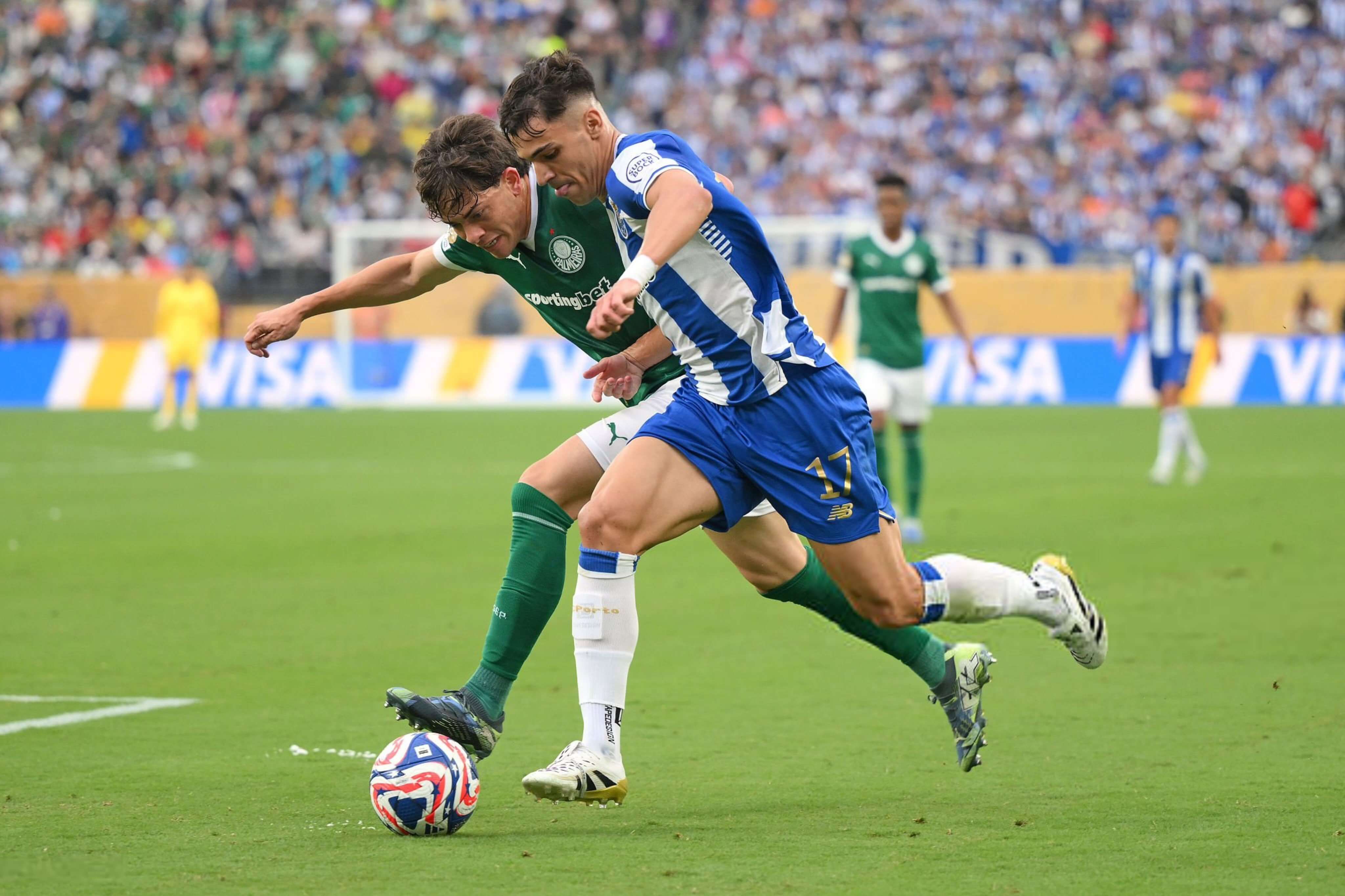 Gabri Veiga ante Palmeiras (Redes Sociales)