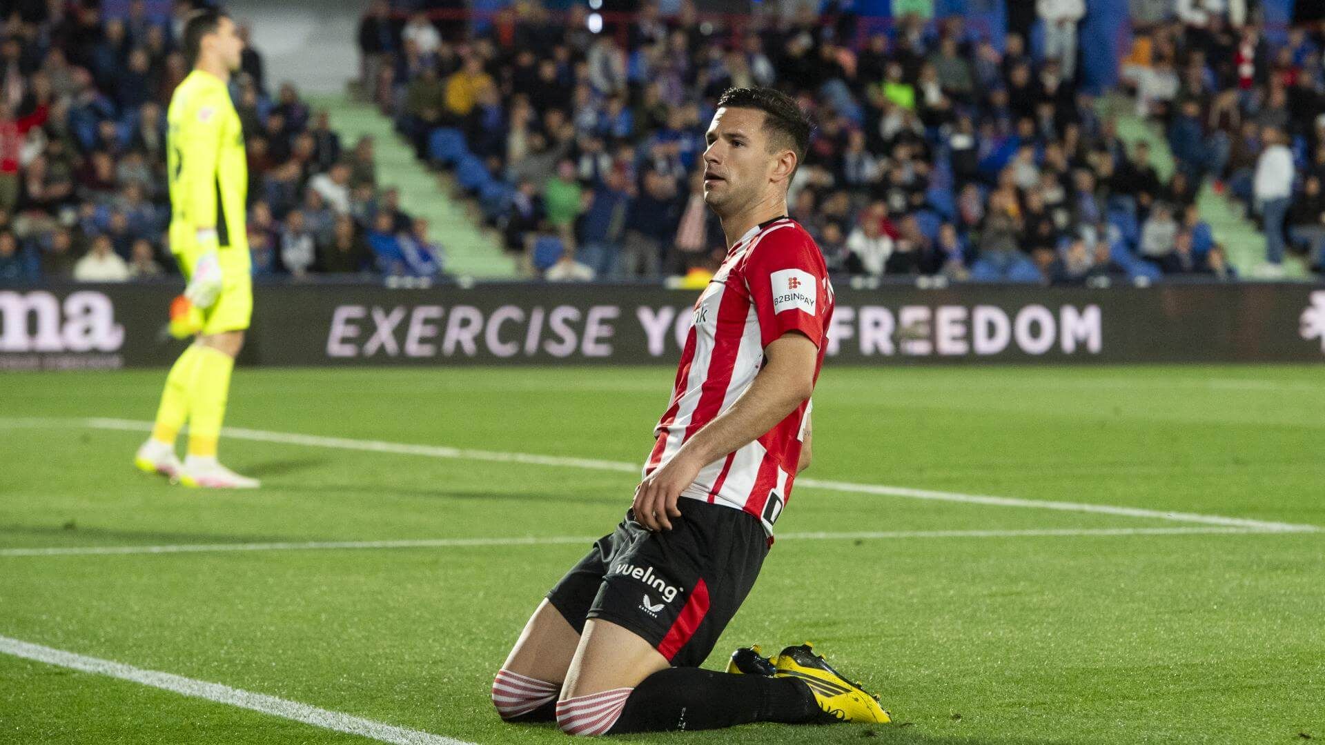  Marcó un buen gol Gorka Guruzeta ante el Getafe CF de Bordalás en el Coliseum.